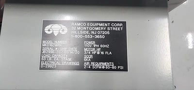 Ramco #MKD16CWRX, immersion parts washer, (2) work zones, wash rinse, electric heat - Image 5