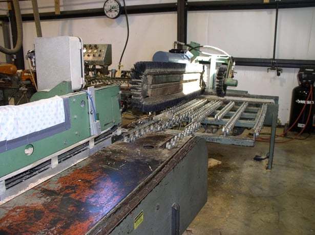 Industrial Woodworking #FJS25, finger joint line with Ultimizer saw, AP-Quip glue system - Image 1