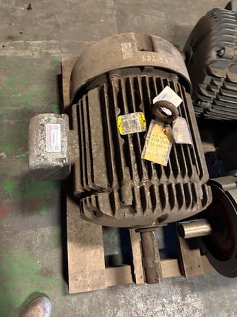 40 HP 1750 RPM Baldor, Frame 364U, 208-230/460 Volts, Squirrel Cage, electrically OK - Image 2