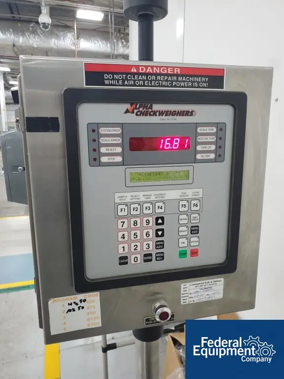 All-Fill Alpha #CW-10, Checkweigher, 120 V., 2000 - Image 6