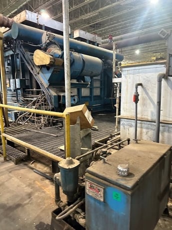 Electric Furnace Co., gas fired radial tube tilting cover heating furnace, 5' 3" x 5" x 12' 6", 1500° - Image 6