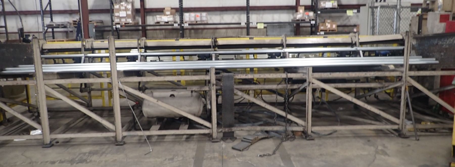 3" Modern #3K-LH, automatic pipe-tube-bar cut-off lathe, updated Allen Bradley Panel View 550 PLC controls - Image 5