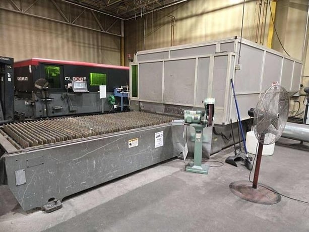 Cincinnati #CL-940, fiber laser, 4000 watt, 5' x 10' table, chiller, dust collector, 2016 - Image 3