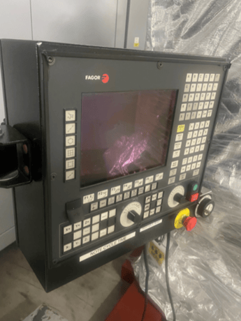 Ganesh #GBM-2616, CNC Bed Mill, Fargor 8055 CNC Control, 12" x 48" Table Size, 5000 RPM, 7.5 HP, 2013 - Image 2