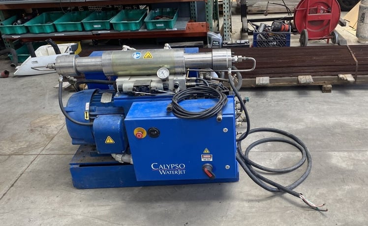 Calypso #Hammerhead, Waterjet Cutting System, 90" x 148" Table Size, 60 HP, 60000 PSI, 460 V., 2005 - Image 9