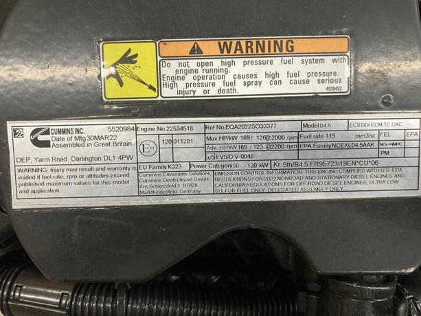 165 HP Cummins #QSB4.5, Engine Assembly w/ Turbo, All Electrical, ECM - Image 3