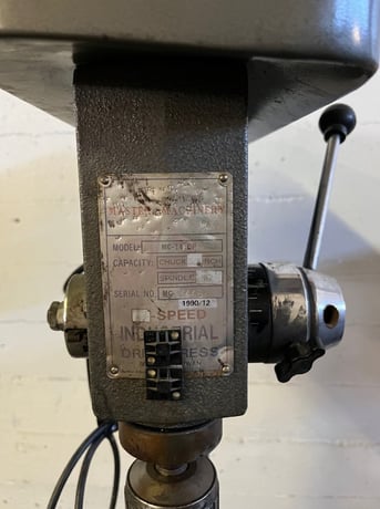 Master Machinery #MC-14FDP, 12-Speed Industrial Drill Press, 1990 - Image 5