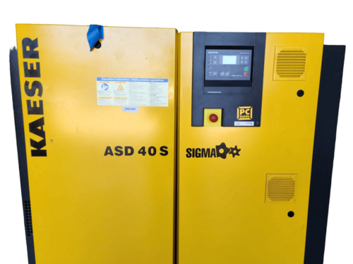 Kaeser #ASD-40S, Direct Drive Rotary Screw Air Compressor, 40 HP, 3550 RPM, 120 V., 3-Phase, 162 CFM @ 125 - Image 3