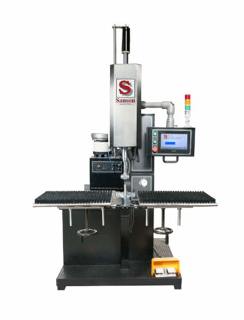 10 Ton, Sanson #2510A, hardware insertion press w/Autofeed, 25" throat - Image 7