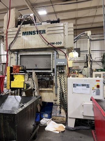 8" x .125" Minster #MEF2-CS-8S, press mounted servo feed, 2006 - Image 6