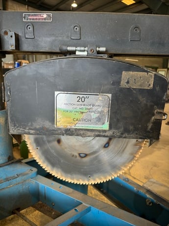 Original radial arm saw, 7.5 HP, 20" blade, 230/460 V. 3 phase - Image 3