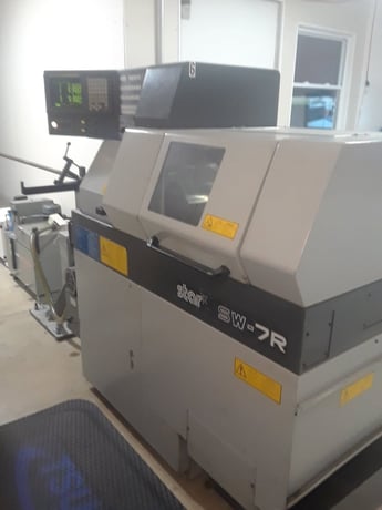 Star #SW-7R, CNC Swiss Lathe w/ LNS Bar Loader, 15000 RPM, Fanuc Control, 2001 - Image 1