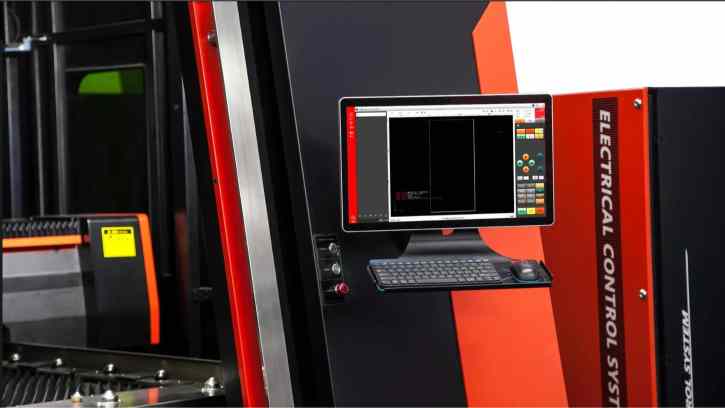 DNE #D-Soar-1530, Fiber Laser, 5' x 10' Table Size, Dust Collector, 6000 Watt, 2024 - Image 4
