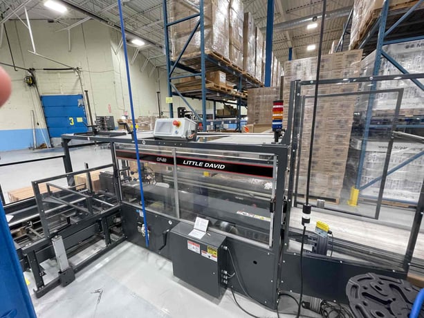 Loveshaw #CF-50T, Case Former, Automatic Case Sealer & Box Erector, 20 Cases/Min., 2016 - Image 1