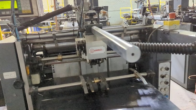 Emmeci #MC-92-HSB, Fully Automatic Rigid Box Line, Wrapper Discharge, 110 PSI - Image 4