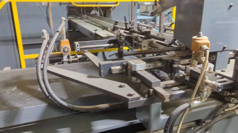 Emmeci #MC-92-HSB, Fully Automatic Rigid Box Line, Wrapper Discharge, 110 PSI - Image 8
