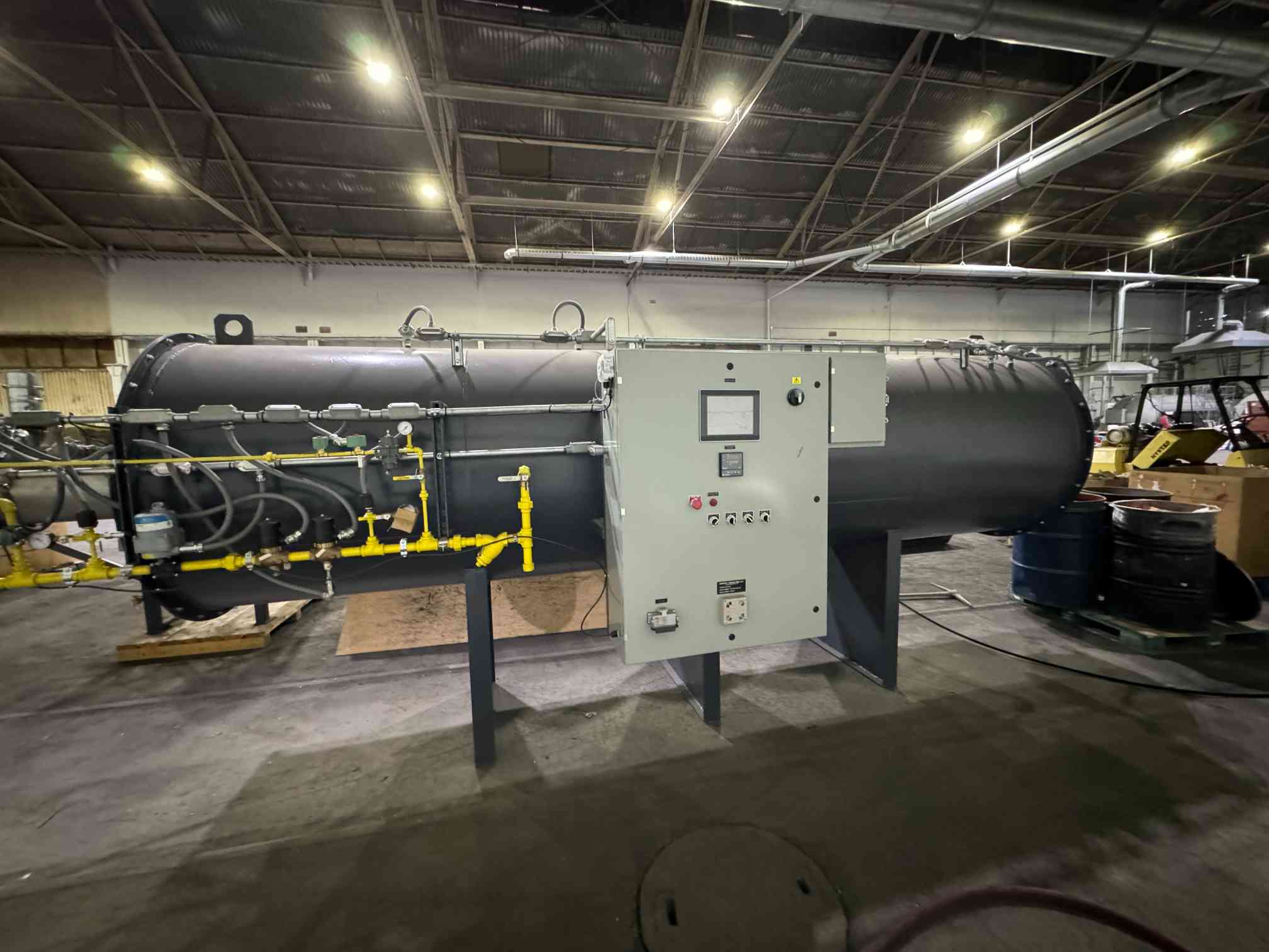 Thermal Oxidizer, Horizontally Fired Burner, 1450&deg;F, 10 PSIG, 480 V., 2022 - Image 1