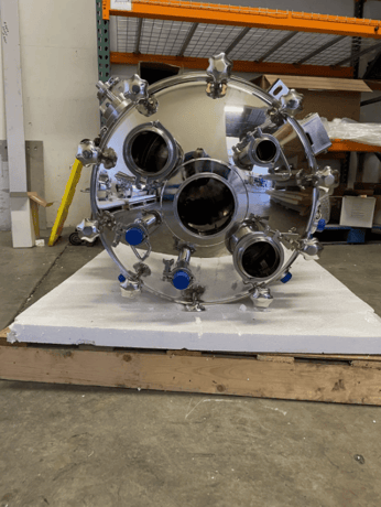 60 gallon Aptia Engineering, Stainless Steel Jacketed Vaccum Reactor, 15 PSI, 2022 - Image 3