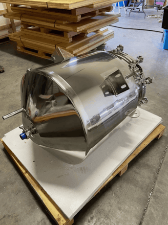 60 gallon Aptia Engineering, Stainless Steel Jacketed Vaccum Reactor, 15 PSI, 2022 - Image 4