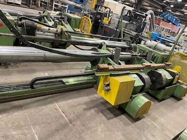 90" Shaftless floor pick up unwind stand, Pasaban, 60" diameter, pneumatic braking, edge guide - Image 5