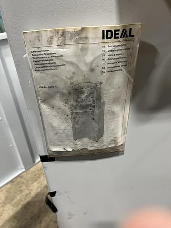 Destroyit #4605, shredder P3 security level, cross cut shred type, 50-60 sheet capacity, 18" throat - Image 9
