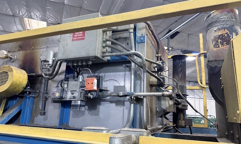 48" width x 5" H x 120" L Infatrol, continuous flat wire belt furnace, 480 V., 400&deg;F, 400000 BTU, Future - Image 6