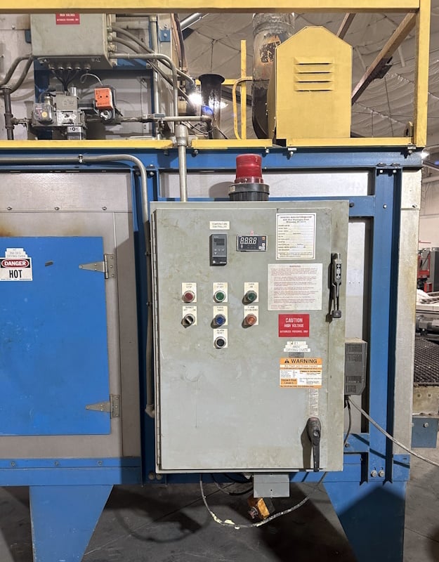 48" width x 5" H x 120" L Infatrol, continuous flat wire belt furnace, 480 V., 400&deg;F, 400000 BTU, Future - Image 9