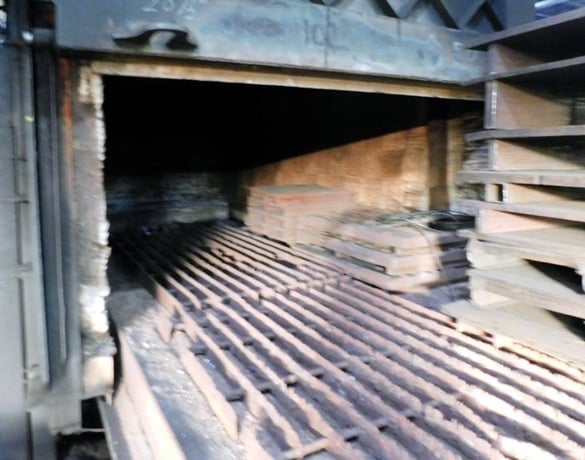 8.5' width x 17' D x 4' H, Coreco #9617, Car Bottom Furnace, 480 V., 1700°F, Honeywell Controls, Pyronics - Image 1