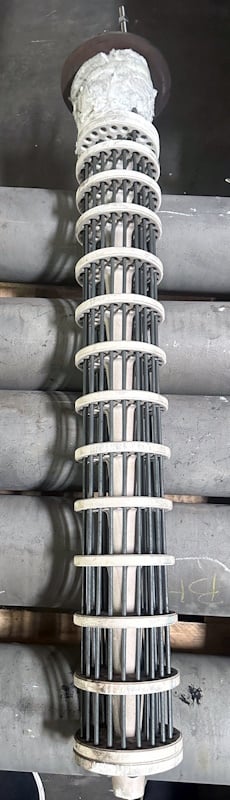 Heating Elements, Byonet-Style, 1850°F, 57" L x 5.75" Diameter, (8 available) - Image 2