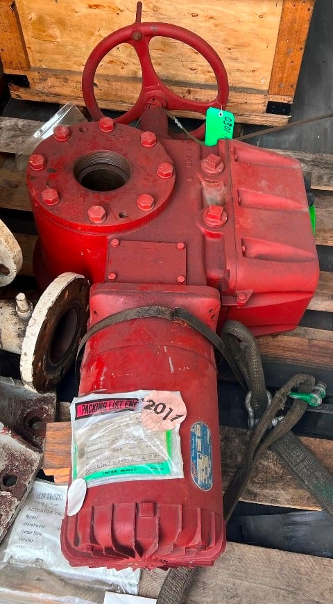 40" Limitorque valve actuator, Doerr electric torque motor, 220/440 V., 17/8.5 amp, new/unused - Image 1