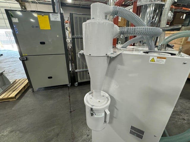 AEC #RDC-P-75, dehumidifying wheel dryer with hopper, hoses, clamps, new, 2023 - Image 6