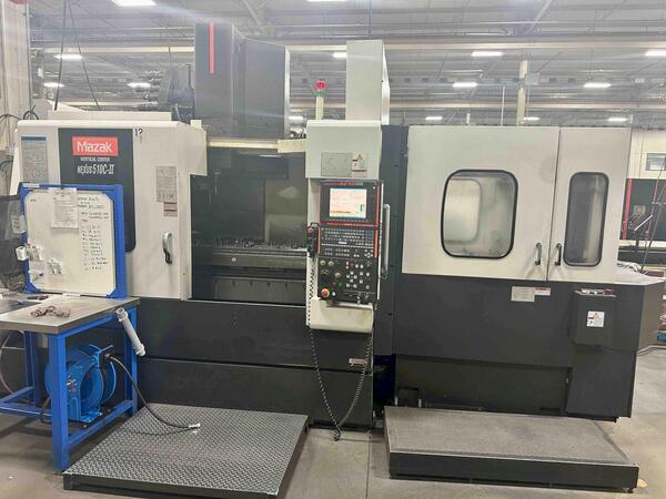 Mazak #VCN-510C-II, CNC vertical machining center, 41.3" X, 20" Y, 20" Z, 51" x21" table w/pallet shuttle - Image 1