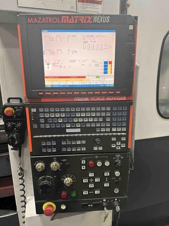 Mazak #VCN-510C-II, CNC vertical machining center, 41.3" X, 20" Y, 20" Z, 51" x21" table w/pallet shuttle - Image 2