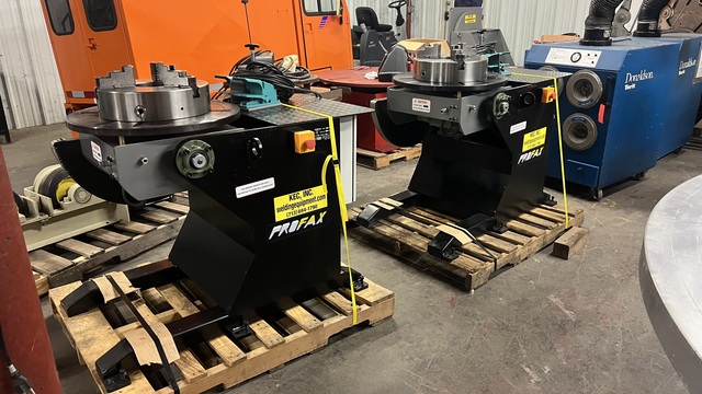 1000 lb. Profax #WP-1000, welding positioner with 3-jaw 16" chuck, like new, 2024 - Image 1