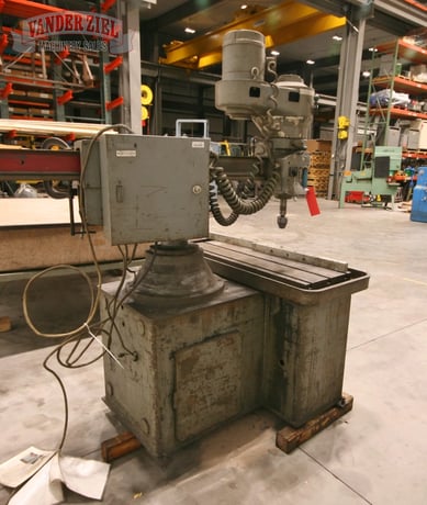 Wells Index #125, radial drill, sliding ram type, #3MT, 1.5 HP 2 speed - Image 10