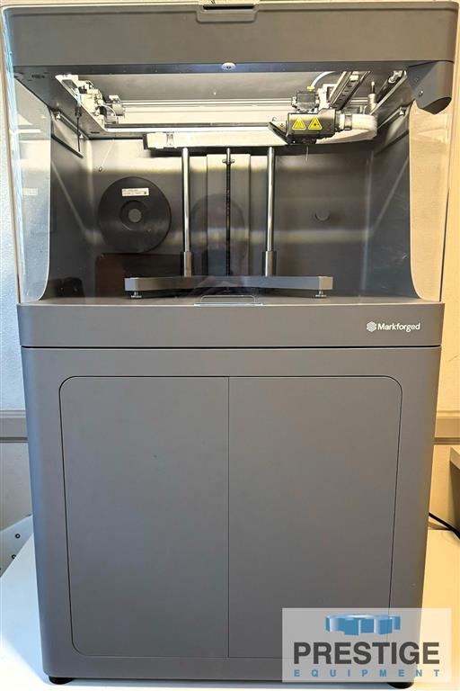 Markforged #X7, build volume 23" x 11" x 8", CFR, plastics & fiber options, active print, laser inspection - Image 1