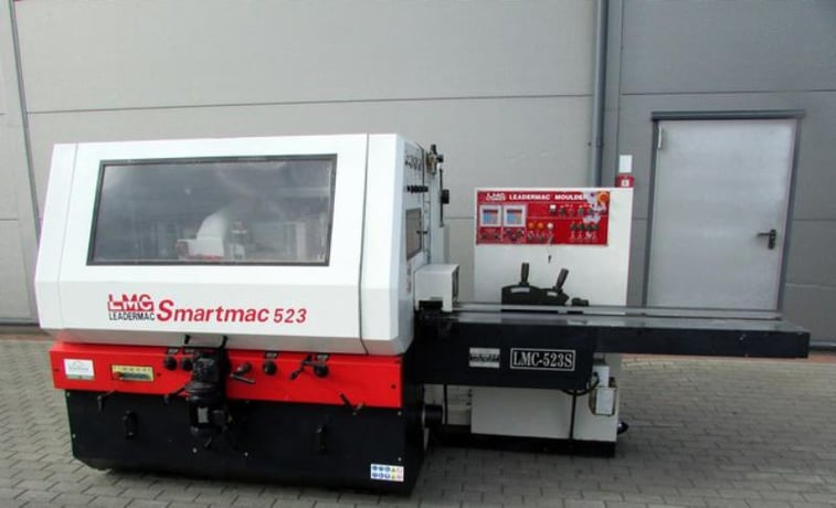 Leadermac #Smartmax-523, Moulder, 5-Head, 6000 RPM, 78 FPM Feed Speed, 6' 7" Infeed Table, 400 V., 2000 - Image 1