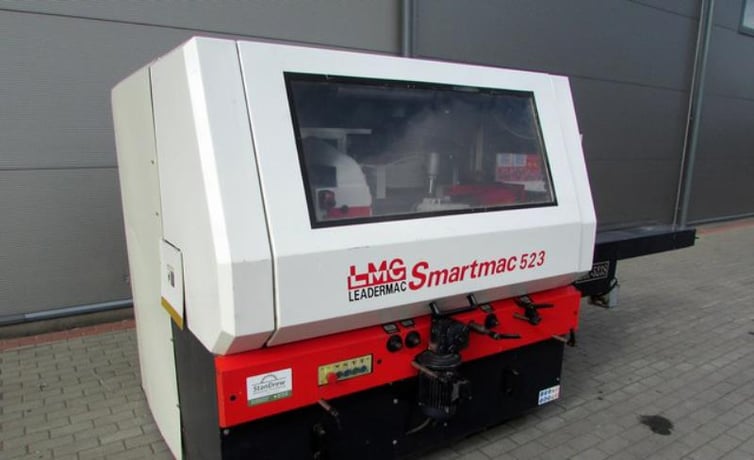 Leadermac #Smartmax-523, Moulder, 5-Head, 6000 RPM, 78 FPM Feed Speed, 6' 7" Infeed Table, 400 V., 2000 - Image 5