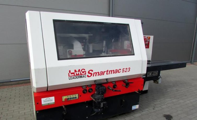 Leadermac #Smartmax-523, Moulder, 5-Head, 6000 RPM, 78 FPM Feed Speed, 6' 7" Infeed Table, 400 V., 2000 - Image 6