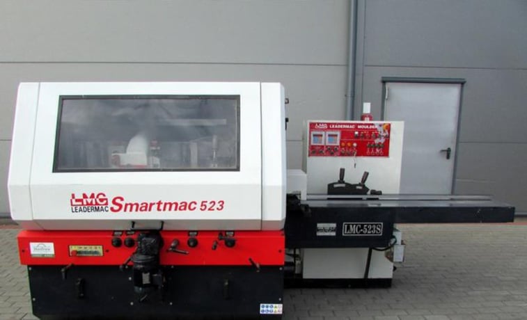 Leadermac #Smartmax-523, Moulder, 5-Head, 6000 RPM, 78 FPM Feed Speed, 6' 7" Infeed Table, 400 V., 2000 - Image 8