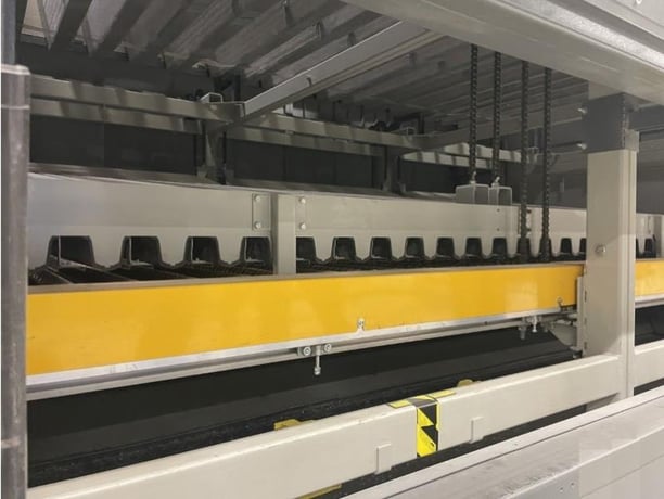 94.5" x 189" Glaston #RC-200-2448, Flat Glass Tempering Furnace, 715&deg;C, Ind & Outfeeds, Quenching Station - Image 6