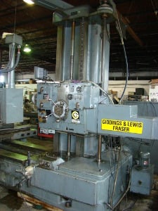 4" Giddings & Lewis #70A-DP4-T, Horizontal Boring Mill, 72" x 55" Table, 20 HP, 2300 RPM, 1969 - Image 3