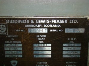 4" Giddings & Lewis #70A-DP4-T, Horizontal Boring Mill, 72" x 55" Table, 20 HP, 2300 RPM, 1969 - Image 8