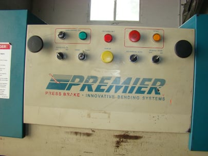 35 Ton, Premier #535-2, CNC Hydraulic Press, 5' overall, 42" between housing, 5' x 11 gauge Bending Capacity - Image 4
