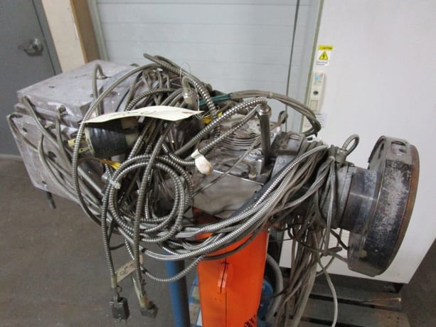Xaloy #MSDP-1515, melt pump, 3 HP Marathon AC motor, 27.21:1 gearbox, control panel quick panel PLC - Image 5