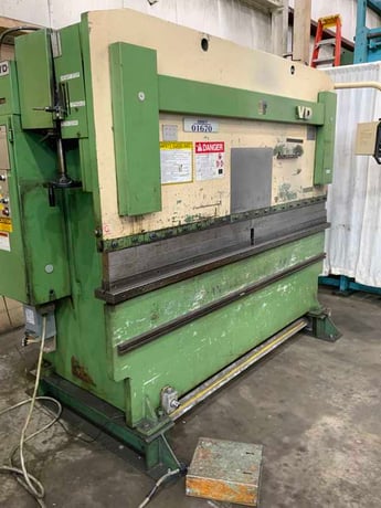 60 Ton, LVD #PPBL 60/25, Hydraulic Press Brake, 80.7" between housing, 8" Throat, 3.9" Stroke, 6.4 HP, 100" OA - Image 2