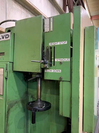 60 Ton, LVD #PPBL 60/25, Hydraulic Press Brake, 80.7" between housing, 8" Throat, 3.9" Stroke, 6.4 HP, 100" OA - Image 4