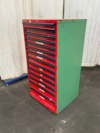 13 Drawer Lista Cabinet, 28" W x 28" D x 59" H - Image 1