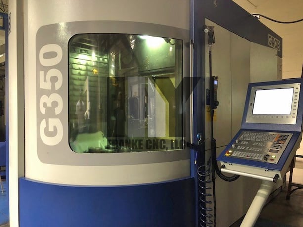 GROB #G350, vertical machining center, 5-Axis, 23.6" X, 33.7" Y, 31.6" Z, HH iTNC-530 Control, 28000 RPM, 40 - Image 1