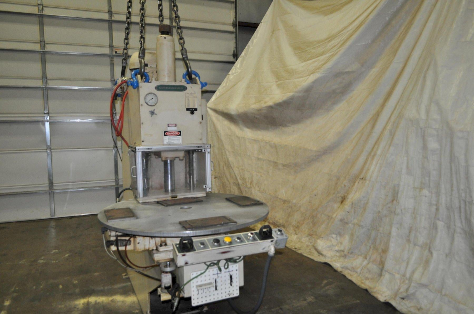 30 Ton, Greenerd #HCA-30-30L8, hydraulic press, 15" stroke, 20" daylight, 10" throat, 24" x13" bed, 120 - Image 2
